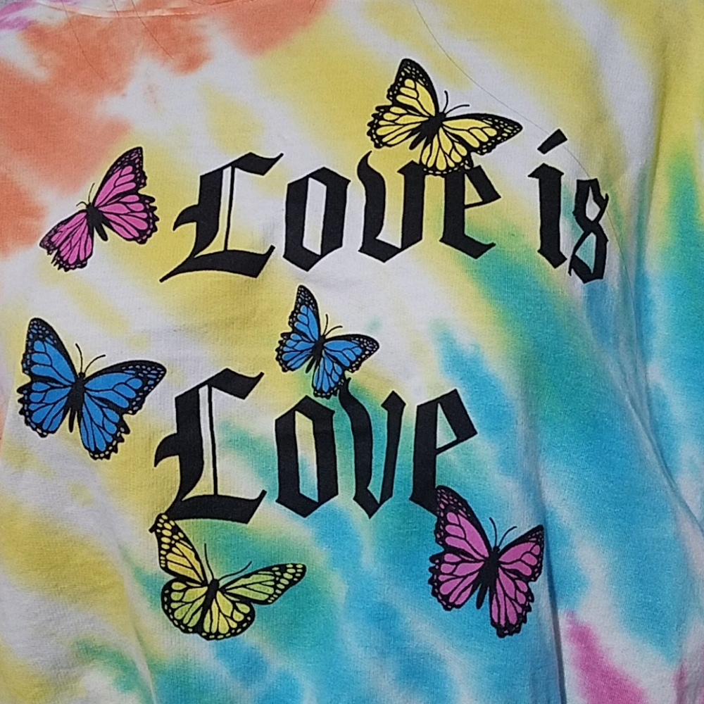 Faded rose crop hooded - Picture 2 of 5